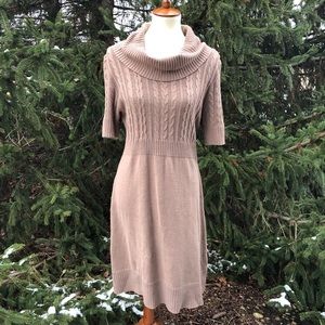 Light Brown Sonoma Turtleneck Dress Sz: XL
